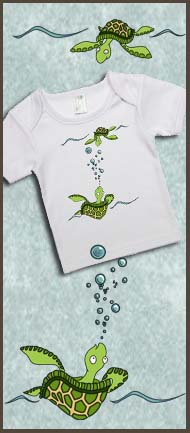 Sea Turtles T-shirt available now in the shops!