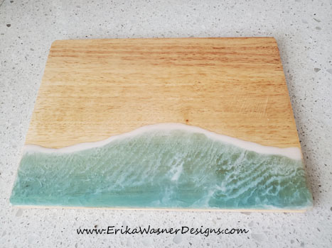 ErikaWasnerDesigns Cuttingboard ResinArt