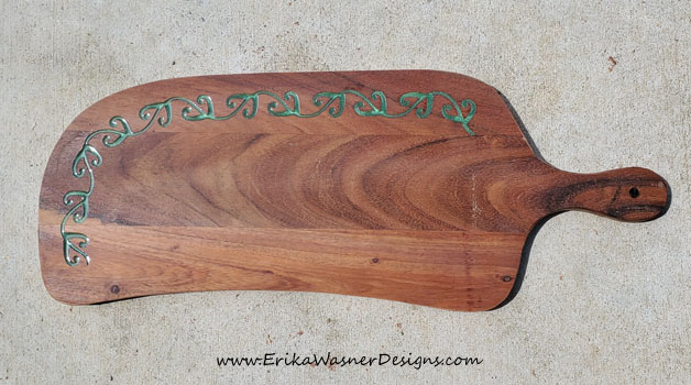 ErikaWasnerDesigns ServingBoard Resin Inlay